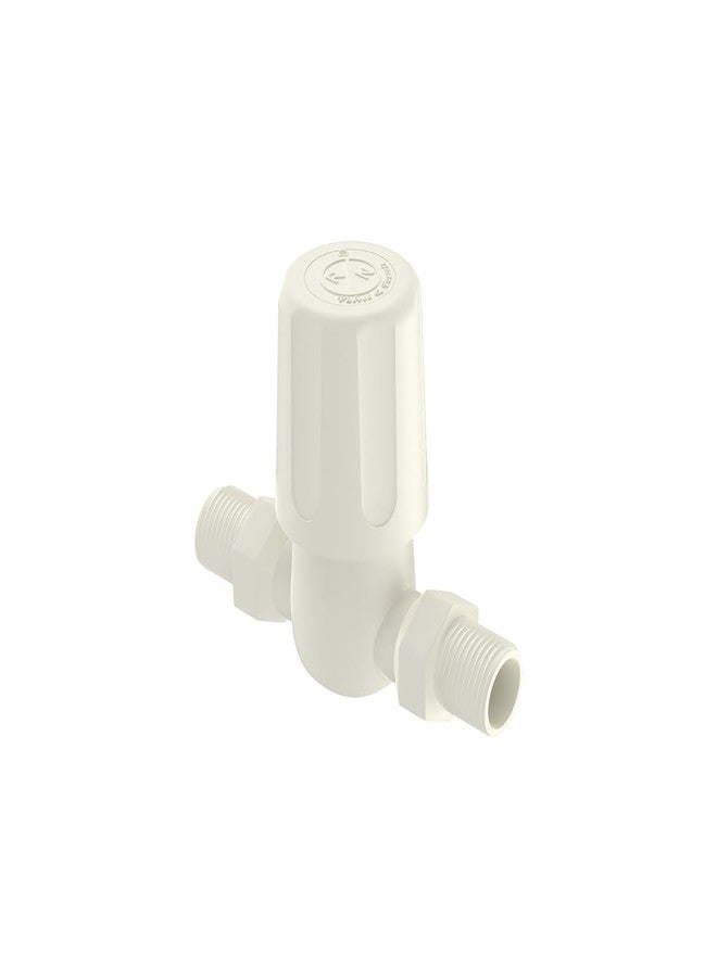 RN PTMT Superior Plastic Faucet Stop Cock M 15mm(1/2") Water Tap Saffron Collection RNSAF05A39 - Ivory | 15mm(1/2") Cartridge